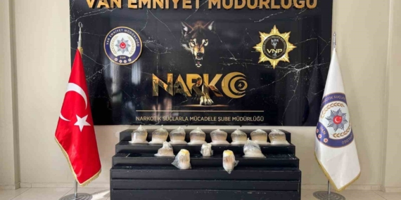 Van’da 50 kilo metamfetamin ele geçirildi