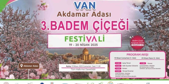 Akdamar Adası Badem Çiçeği Festivali lansman toplantısı yapıldı