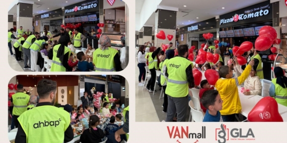 Vanmall AVM, sevgi evlerinde kalan çocukları ağırladı