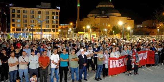 Van’da Gazze için küresel yürüyüş