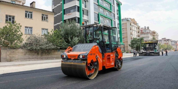 Eski Cezaevi Caddesi’nde asfalt serimine başlandı