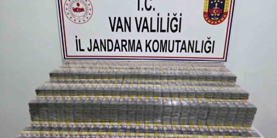 Van’da 6 bin 207 paket kaçak sigara ele geçirildi