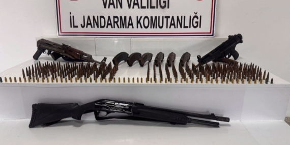 Van’da silah ve mühimmat ele geçirildi