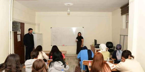 Çatak’ta ‘Destekleme ve Yetiştirme Kursları’na yoğun ilgi