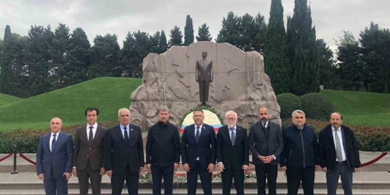 Rektör Hamdullah Şevli, Azerbaycan’da resmi temaslarda bulundu