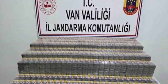 Van’da 2 bin 470 paket kaçak sigara ele geçirildi