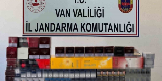 Van’da bin 856 paket kaçak sigara ele geçirildi