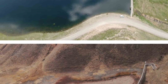 Erek Dağı’nın doğusundaki Antik Urartu Barajı kurudu