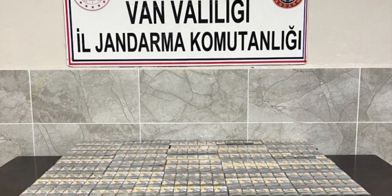 Van’da 3 bin 75 paket kaçak sigara ele geçirildi