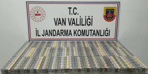 Van’da bin 980 paket kaça sigara ele geçirildi