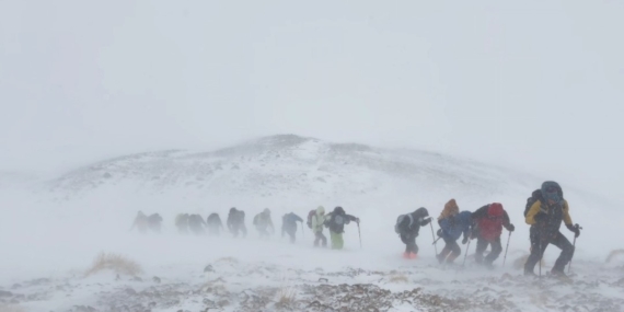 Artos Dağı’nda tipi ve fırtına: Dağcılar geri dönmek zorunda kaldı