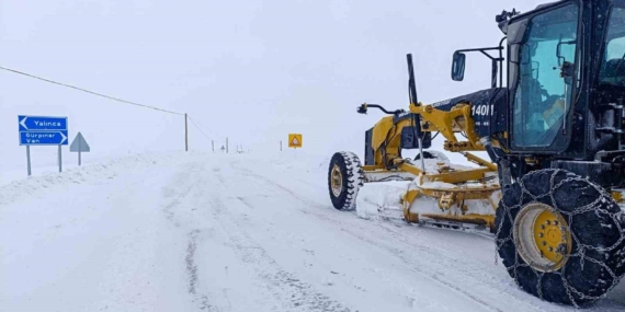 Van’da 141 yerleşim yerinin yolu kapandı