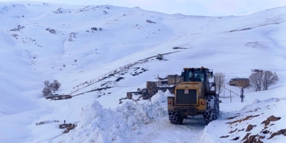 Van’da kardan dolayı kapanan 34 yerleşim yerinin yolu açılıyor