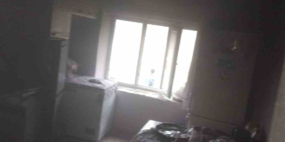 Van’da ev yangını